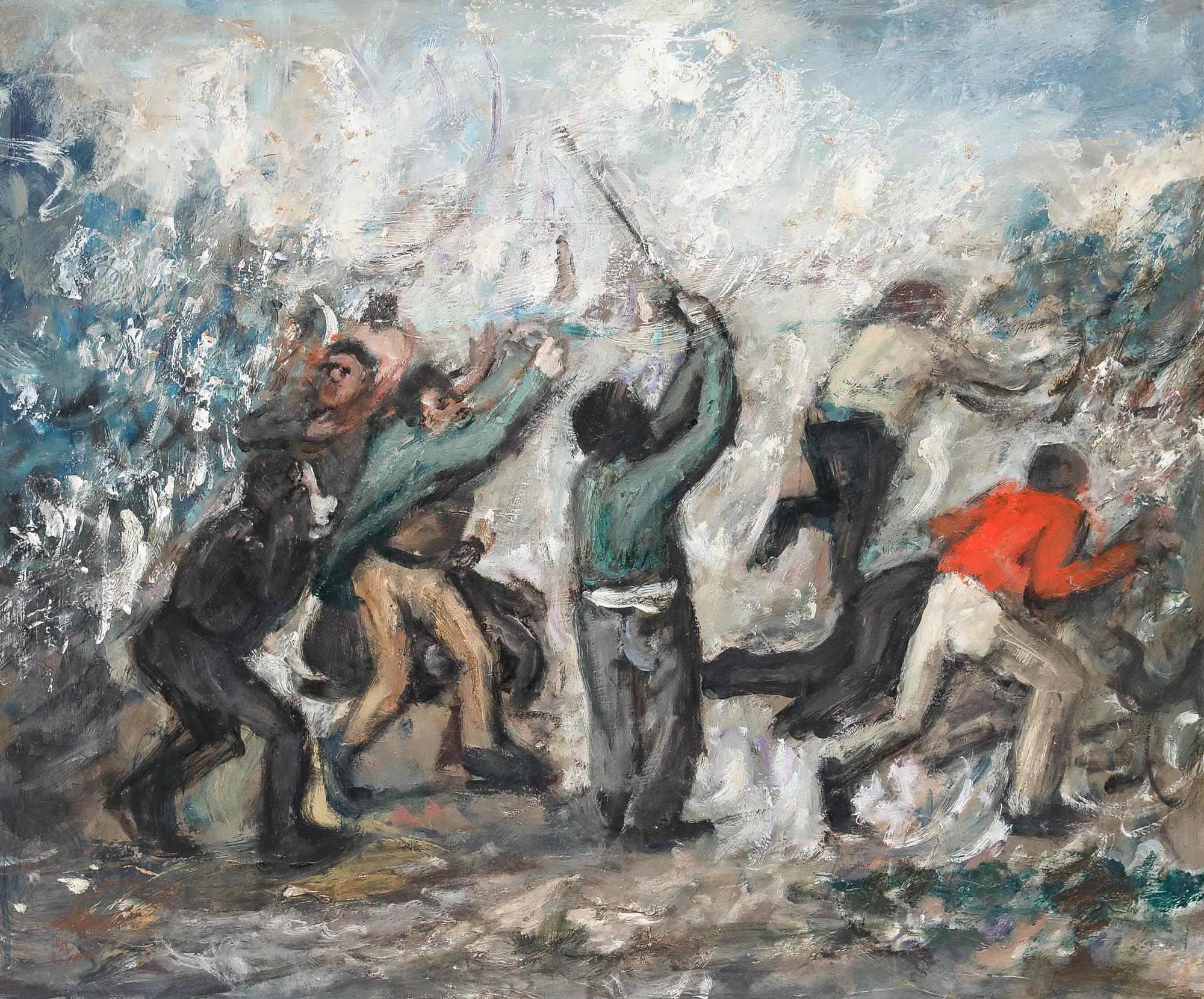 George Weissbort (1928-2013) - 20th Century Oil, Frenzy For Sale 1