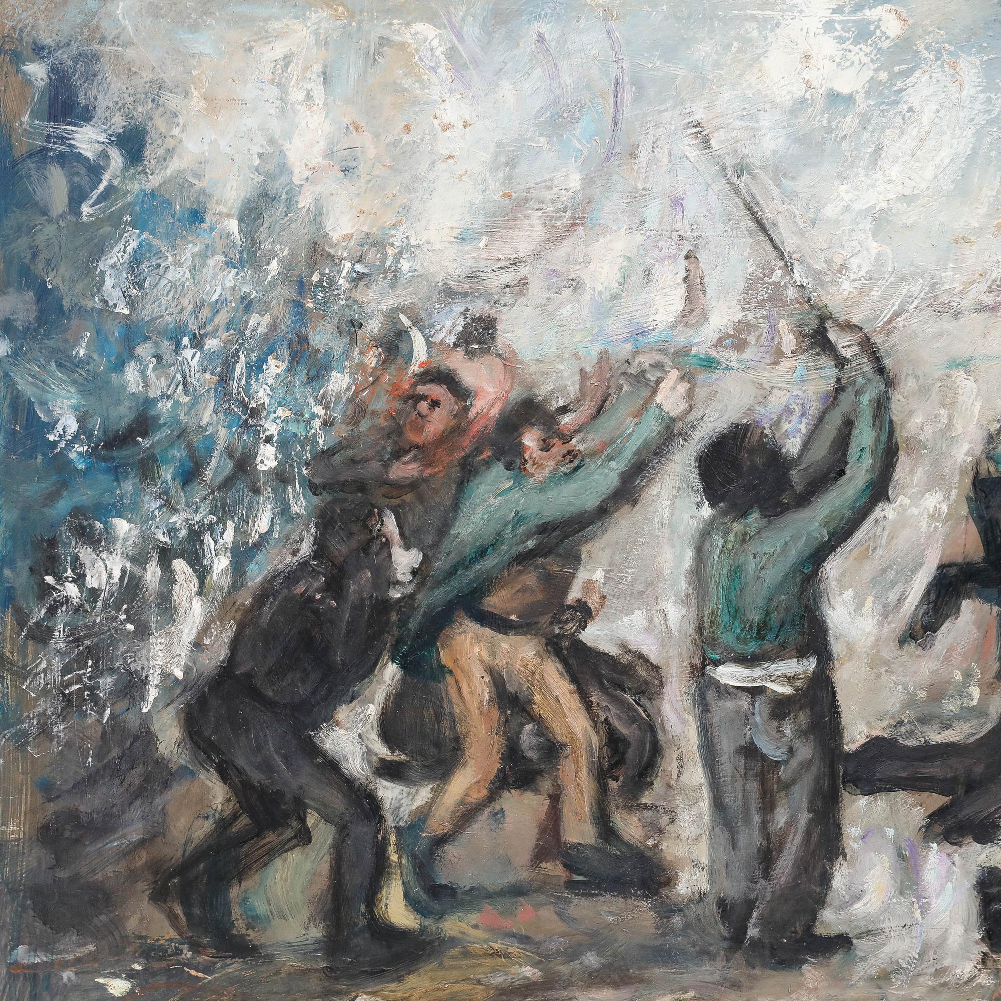 George Weissbort (1928-2013) - 20th Century Oil, Frenzy For Sale 3