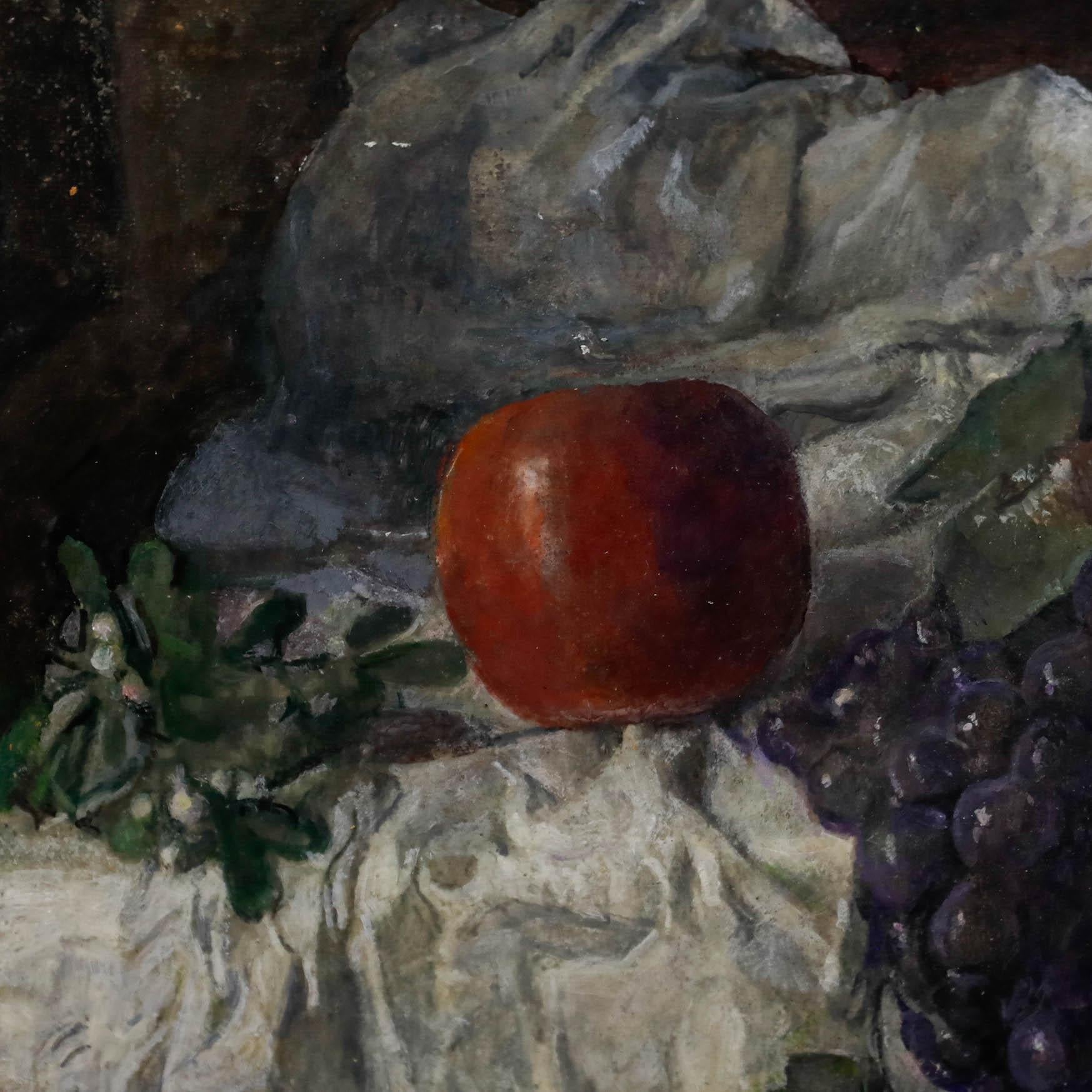 George Weissbort (1928-2013) - Óleo del siglo XX, Frutas y follaje en venta 3
