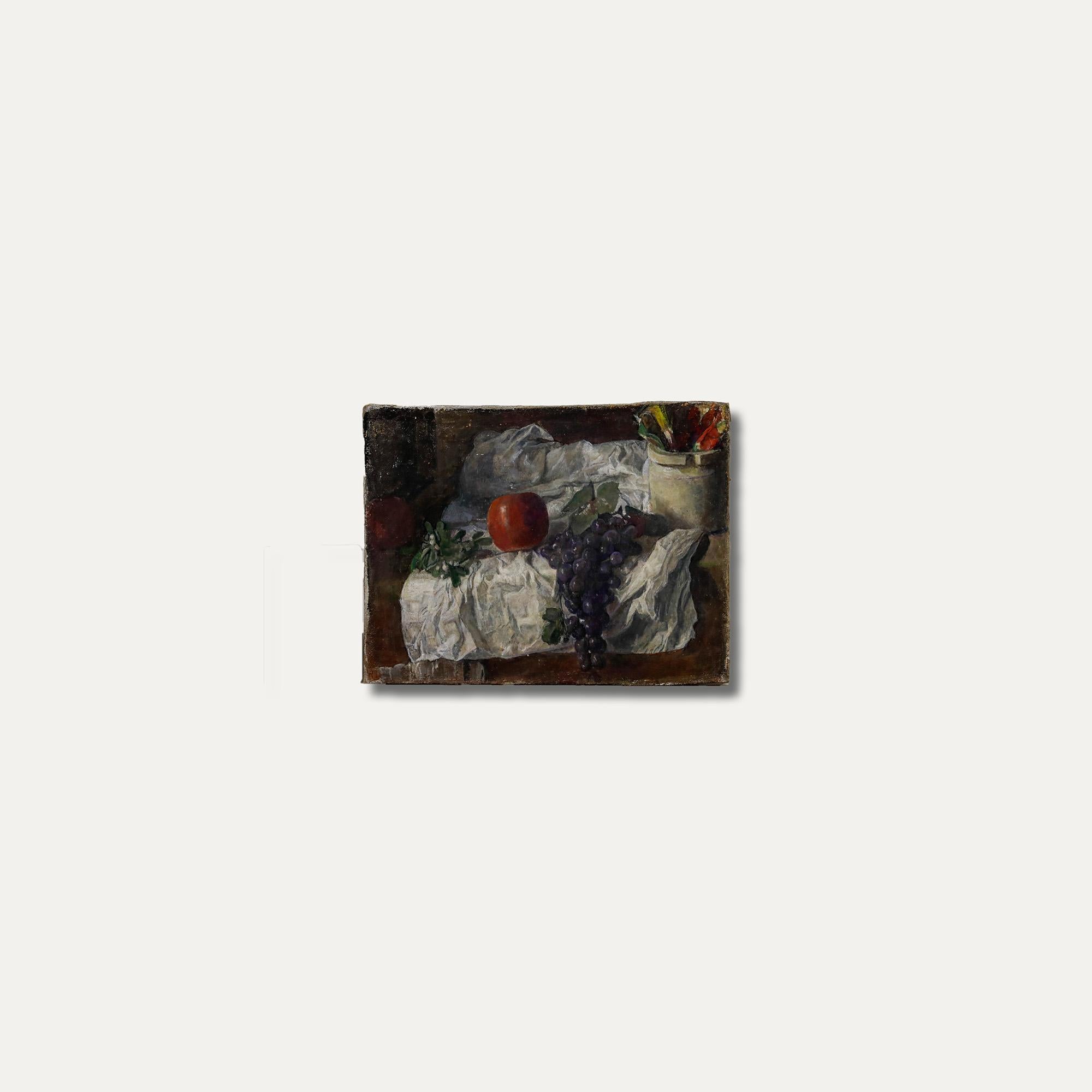 George Weissbort (1928-2013) - Óleo del siglo XX, Frutas y follaje en venta 4