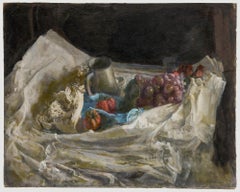 George Weissbort (1928-2013) - Tankard aus Öl, Trauben und Zinn, 20. Jahrhundert