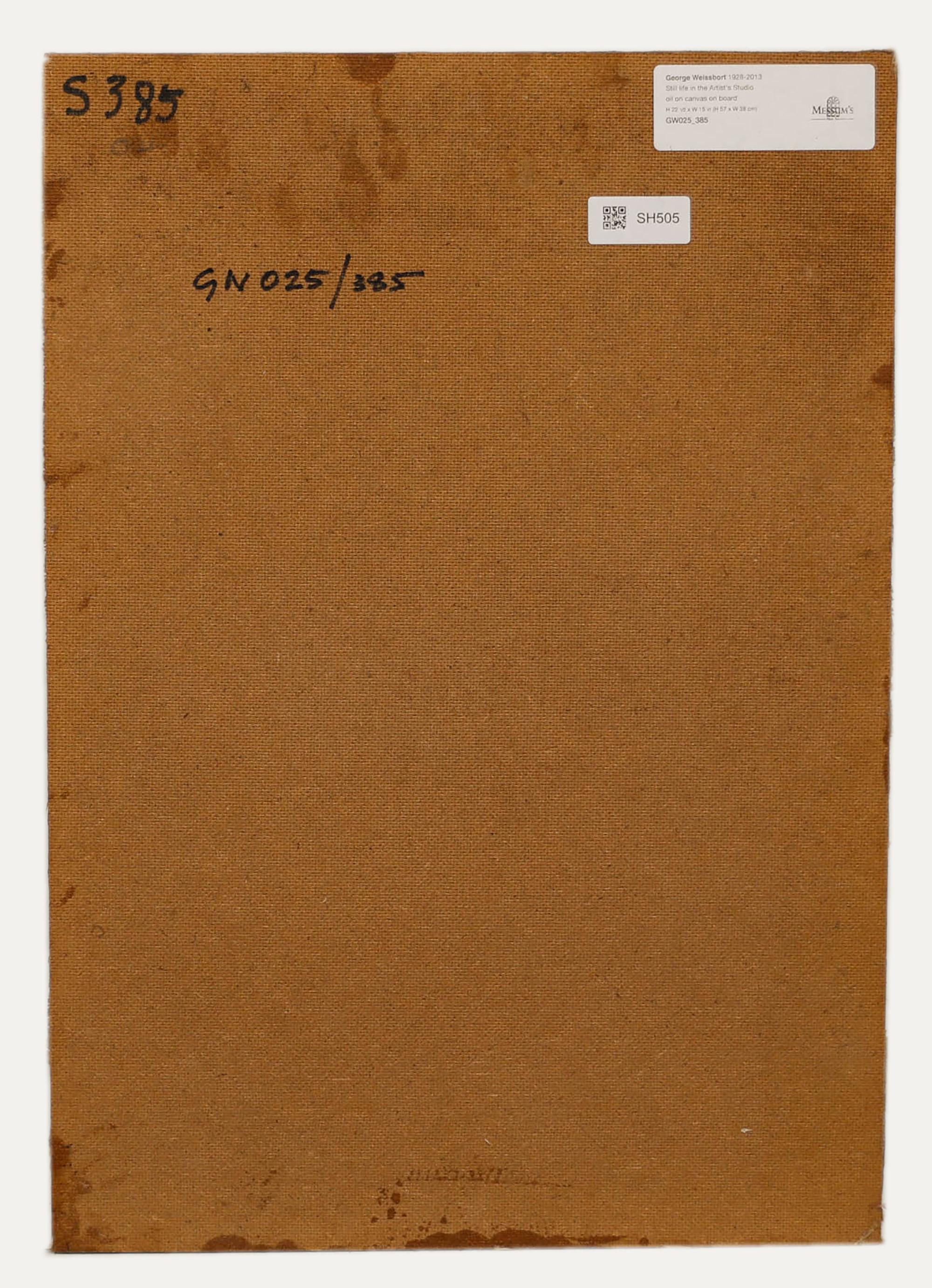 George Weissbort (1928-2013) - Olio del 20° secolo, Nello studio dell'artista 2