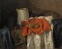 George Weissbort (1928-2013) - 20th Century Oil, Jug 
Fruit on Fabric