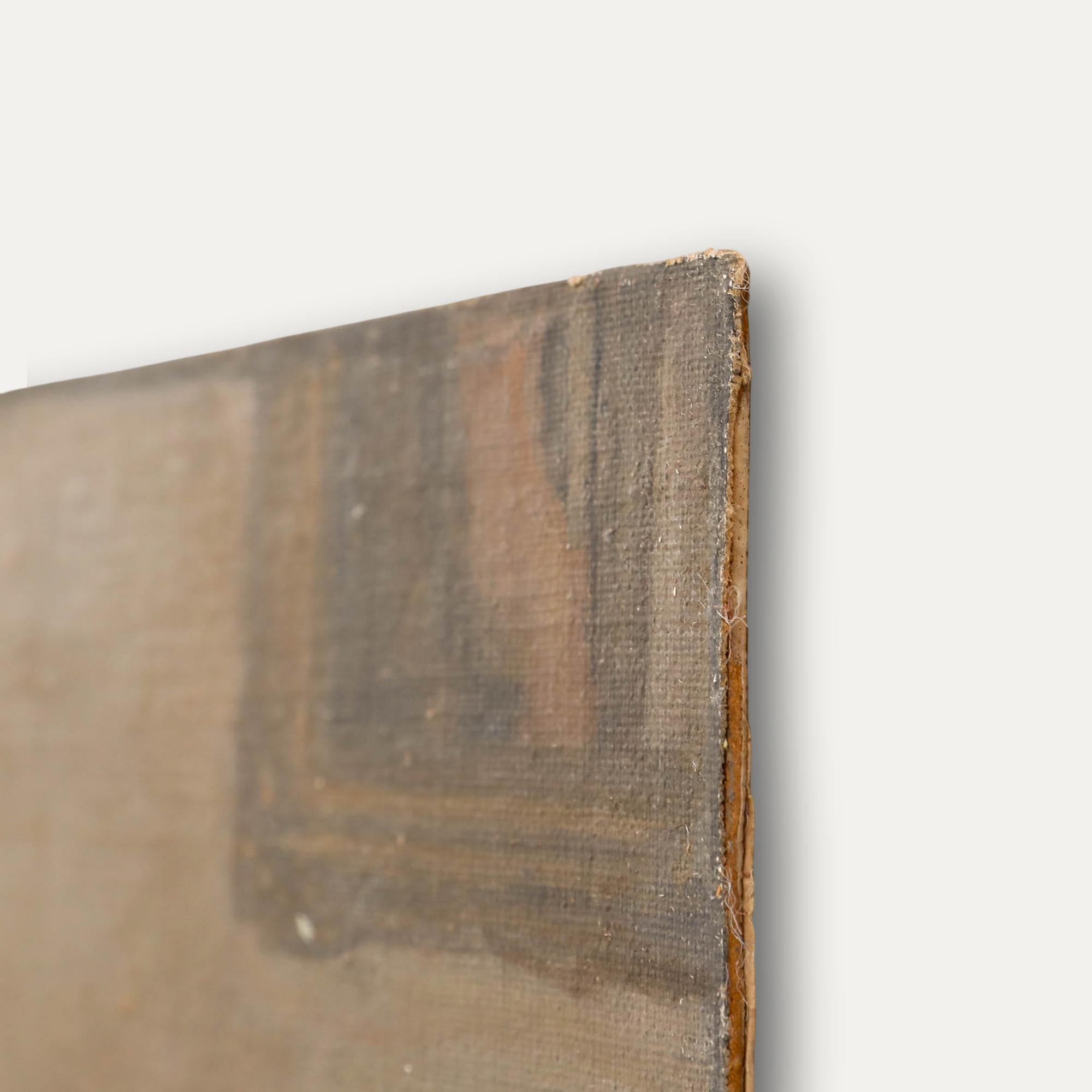 George Weissbort (1928-2013) - Huile du 20e siècle, Dame dans un intérieur meublé en vente 4