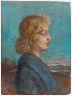 George Weissbort (1928-2013) - 20th Century Oil, Lady in Profile