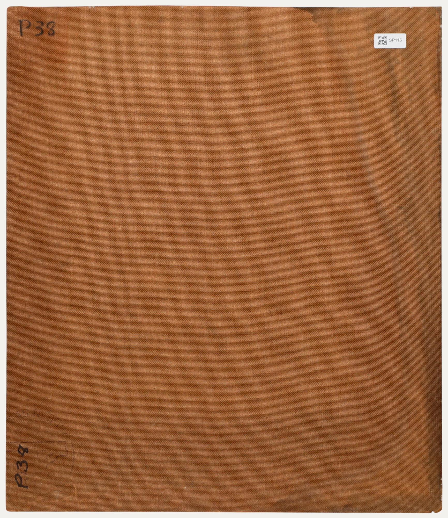 George Weissbort (1928-2013) - 20th Century Oil, Lady in the Brown Cardigan For Sale 2
