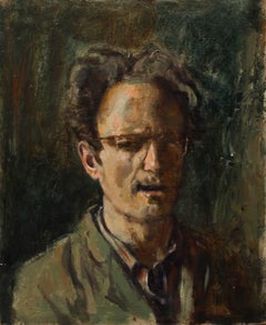 George Weissbort (1928-2013) - Óleo del siglo XX, Mirando con petulancia