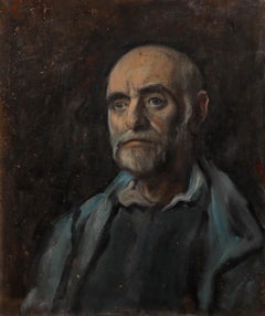 George Weissbort (1928-2013) - 20th Century Oil, Man In Blue