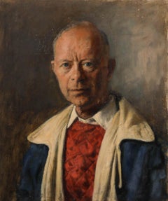 George Weissbort (1928-2013) - 20th Century Oil, Man In The Red Jumper