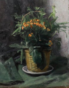 George Weissbort (1928-2013) - 20th Century Oil, Orange Flowers in a Basket