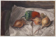 George Weissbort (1928-2013) - 20e siècle - Huile, poivrière et oignons