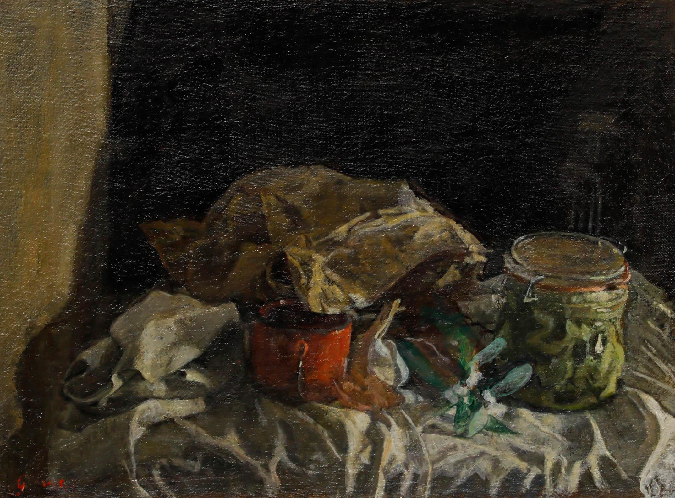 George Weissbort (1928-2013) - Aceite del siglo XX, pepinillos en vinagre y ajo 1