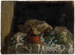 George Weissbort (1928-2013) - 20th Century Oil, Pickled Gherkins & Garlic