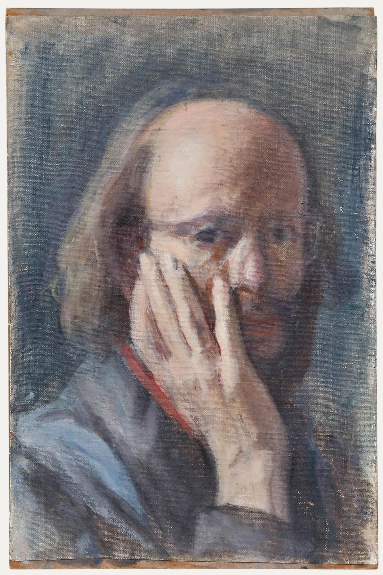 Non signée. Sur panneau de toile .