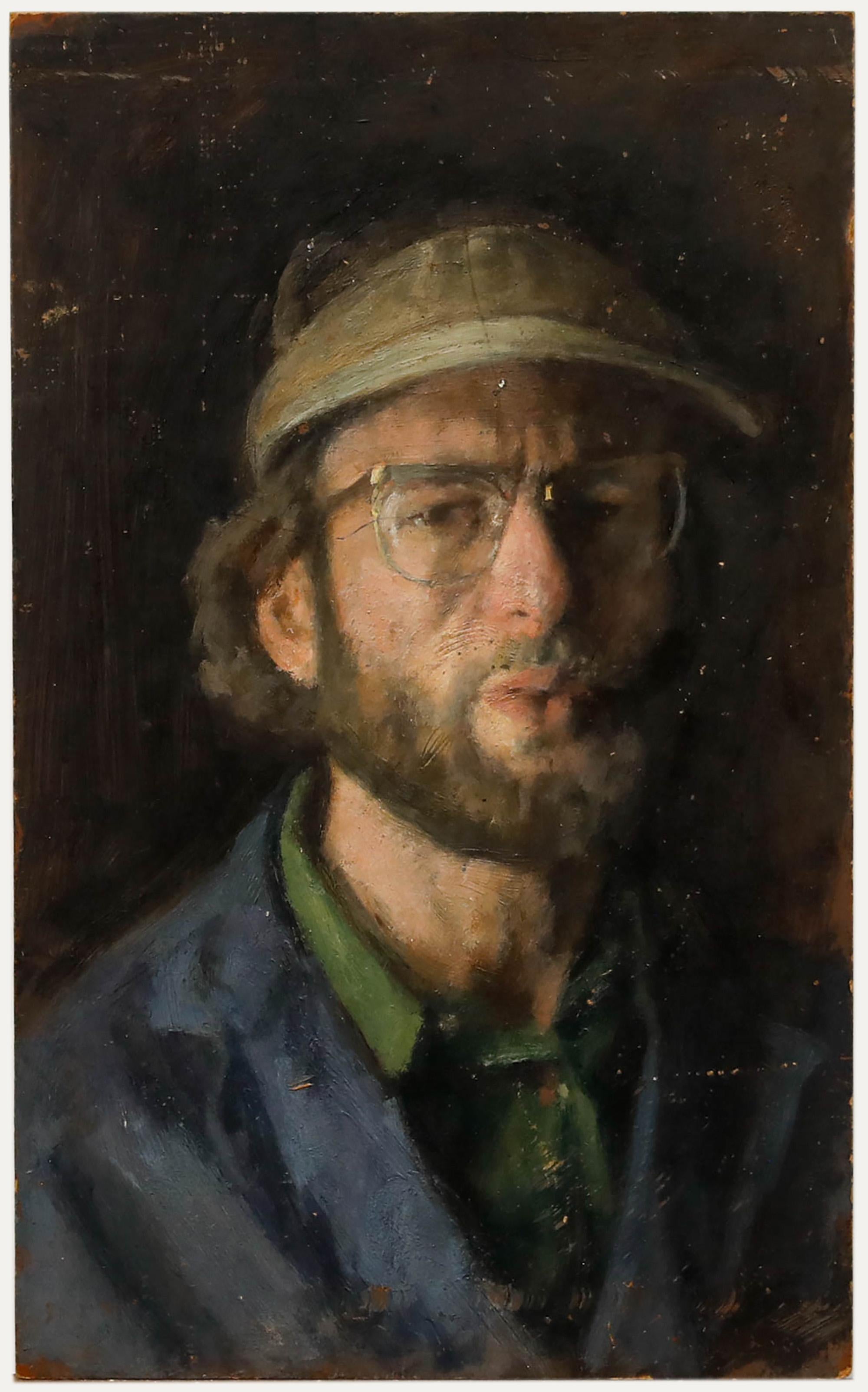Self-Portrait dell'artista. Senza segno. (Provenienza: Studio A Sale, George Weissbort). A bordo. 