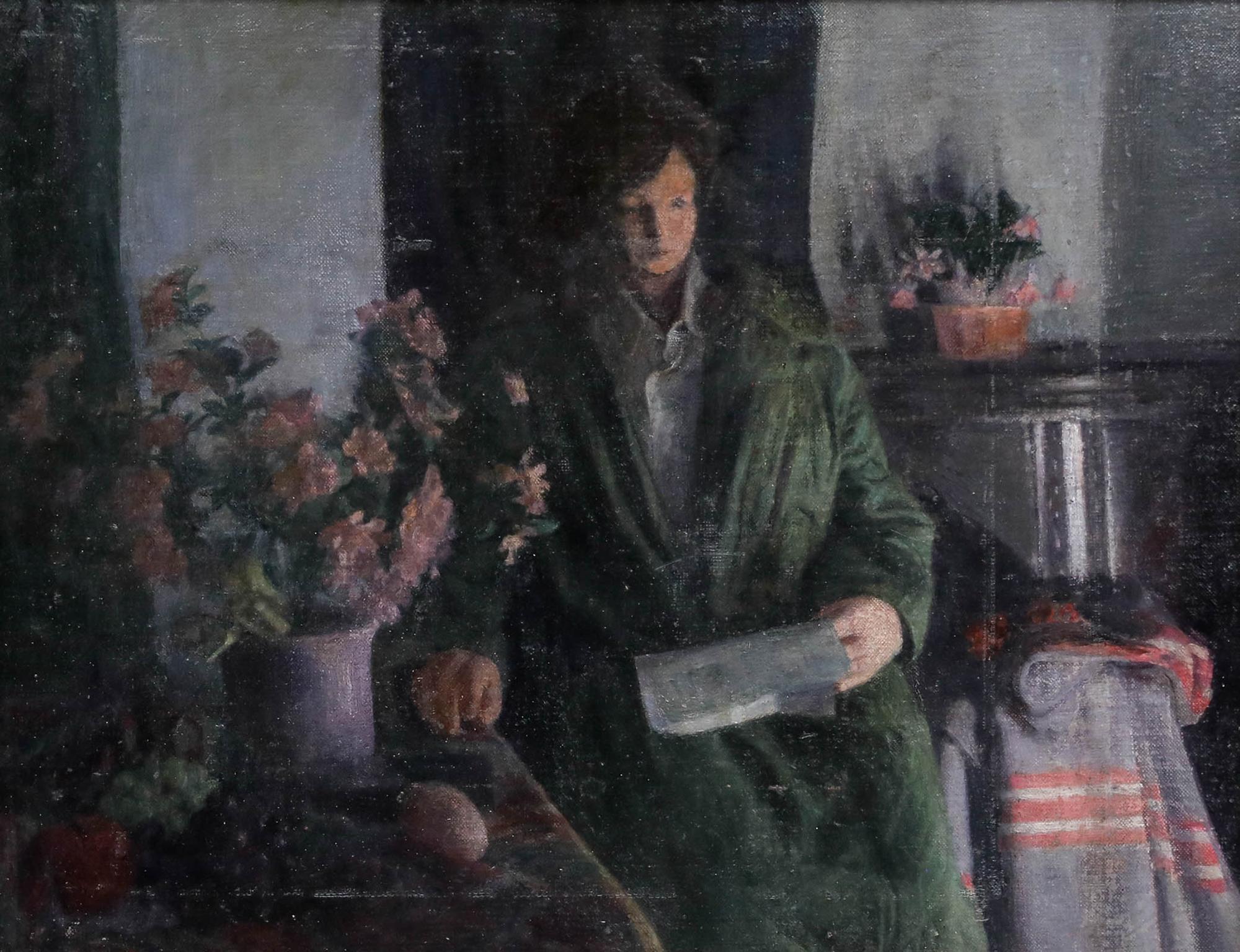 George Weissbort (1928-2013) - 20th Century Oil, Quiet Reflection For Sale 1