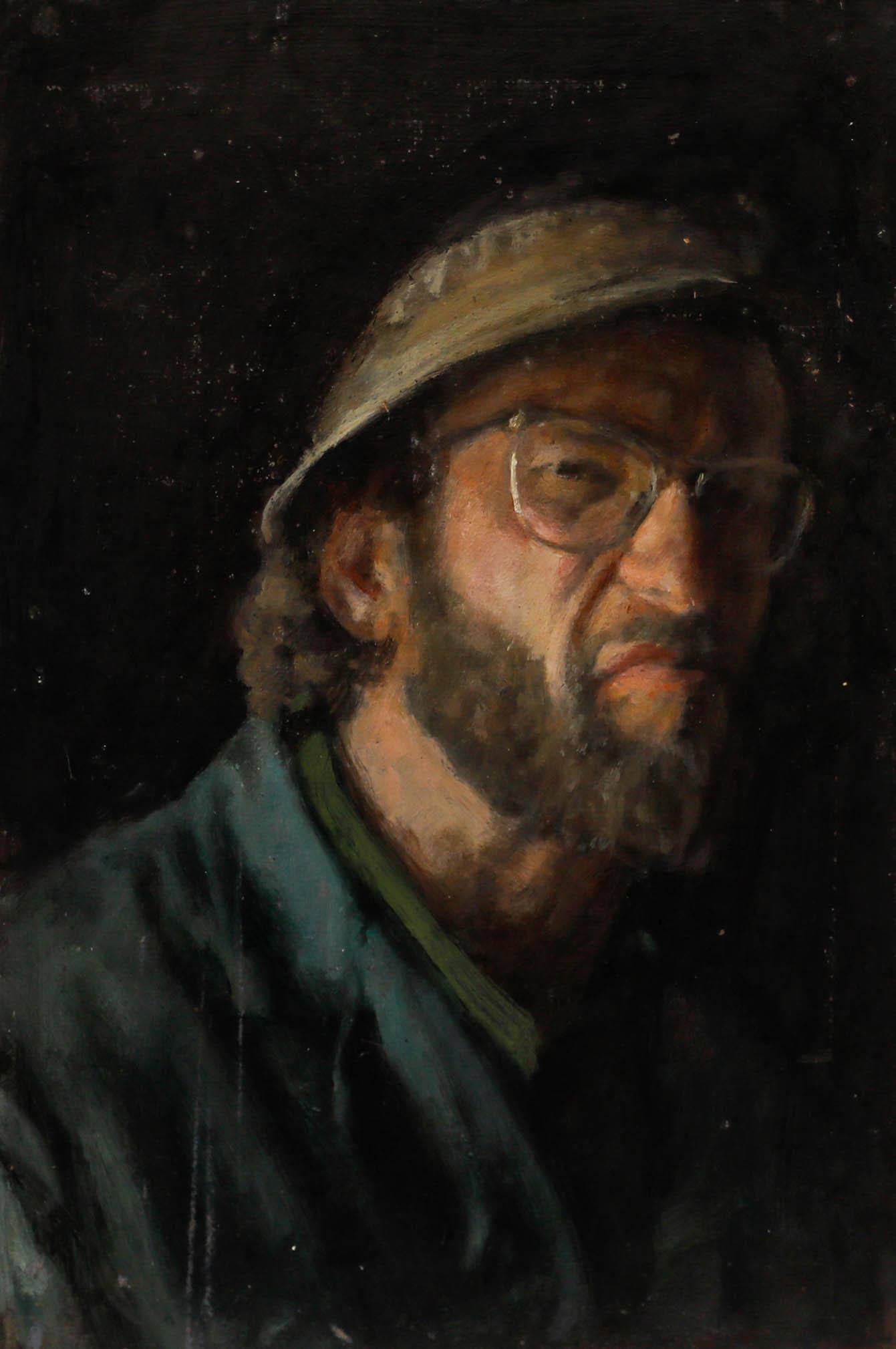 George Weissbort (1928-2013) - Olio del 20° secolo, Self-Portrait 1