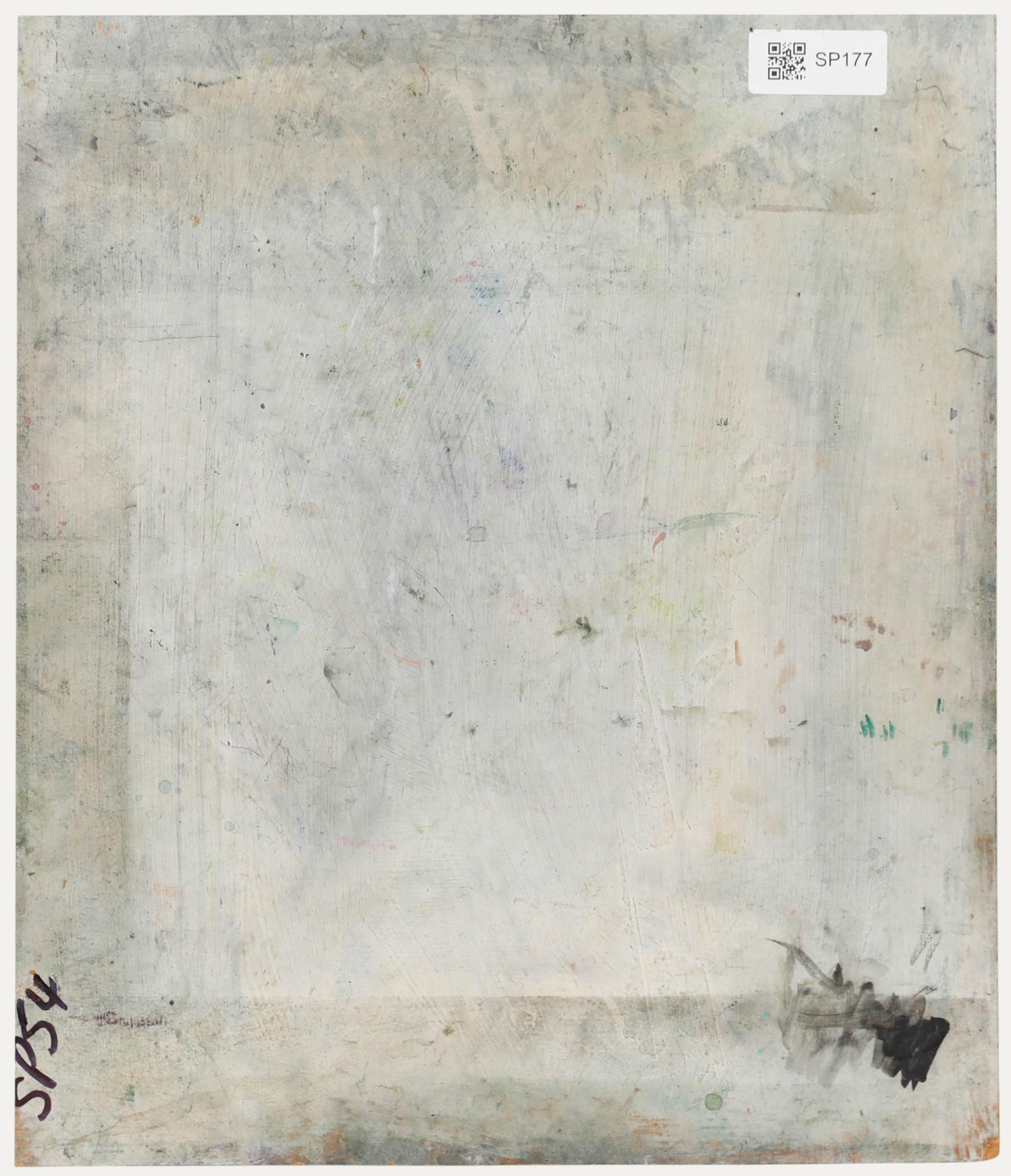 George Weissbort (1928-2013) - 20th Century Oil, Self Portrait with Cap For Sale 2