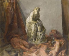 George Weissbort (1928-2013)- 20th Century Oil, Still life of a Classical Statue