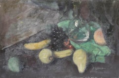 George Weissbort (1928-2013) - 20e siècle Huile, Nature morte aux fruits