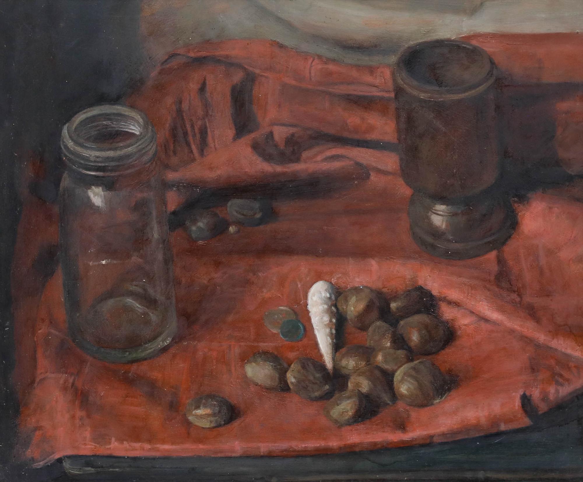 George Weissbort (1928-2013) - 20th Century Oil, Still Life of Sea Shells For Sale 1