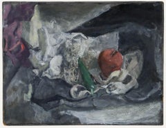 George Weissbort (1928-2013) - Huile du XXe siècle, Nature morte à la pomme
