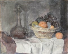 George Weissbort (1928-2013) - 20th Century Oil, Still Life With Fruit Basket