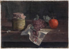 George Weissbort (1928-2013) - Huile du XXe siècle, Nature morte au pot de marmelade