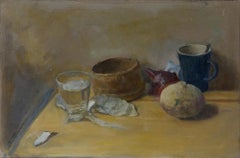 George Weissbort (1928-2013) - 20th Century Oil, Still Life with Water Glass