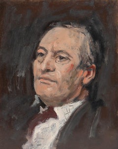 George Weissbort (1928-2013) - Huile du XXe siècle, Le regard