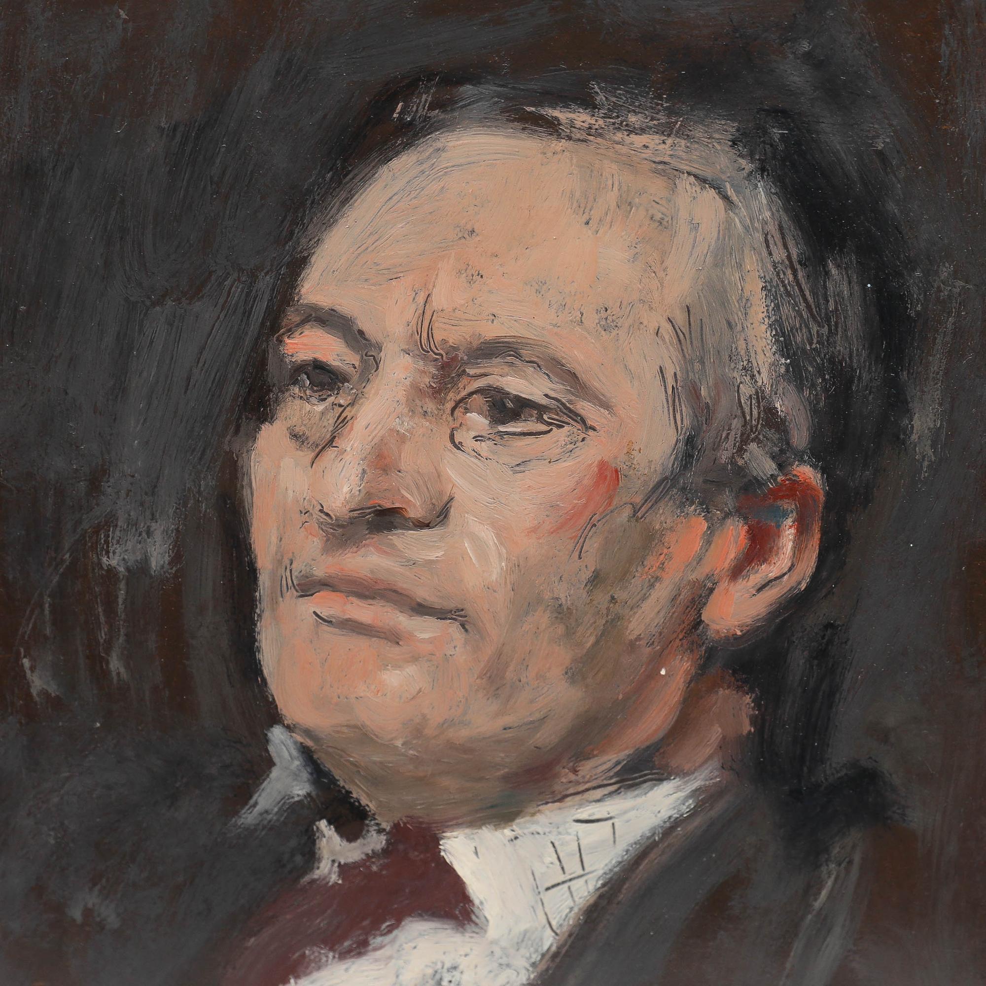 George Weissbort (1928-2013) - 20th Century Oil, The Gaze For Sale 3