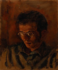 George Weissbort (1928-2013) - 20th Century Oil, The Glare of Candle Light