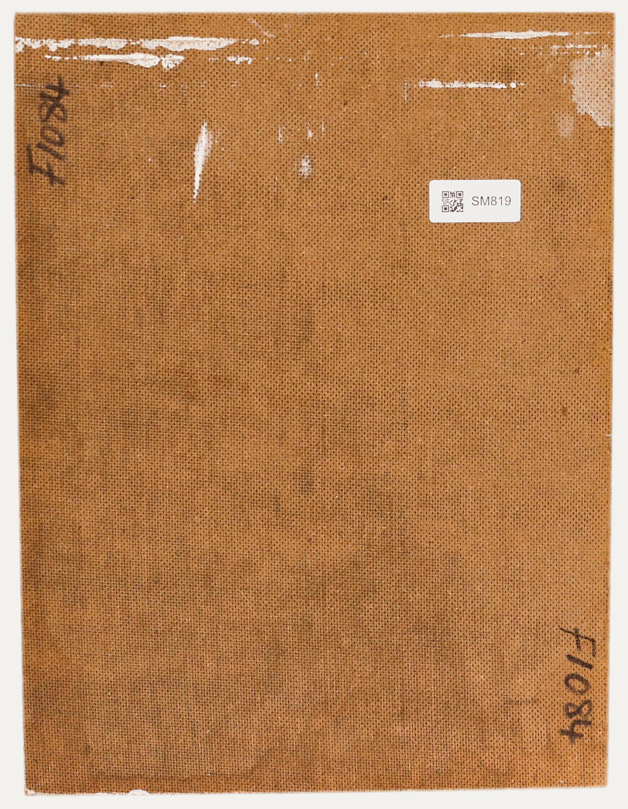 George Weissbort (1928-2013) - Olio del XX secolo, Lo sfondo verde in vendita 2