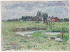 George Weissbort (1928-2013) - 20th Century Oil, The Meadow in Spring