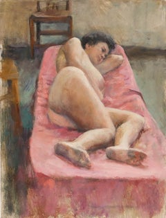 George Weissbort (1928-2013) - Huile du 20e siècle, The Pink Mattress