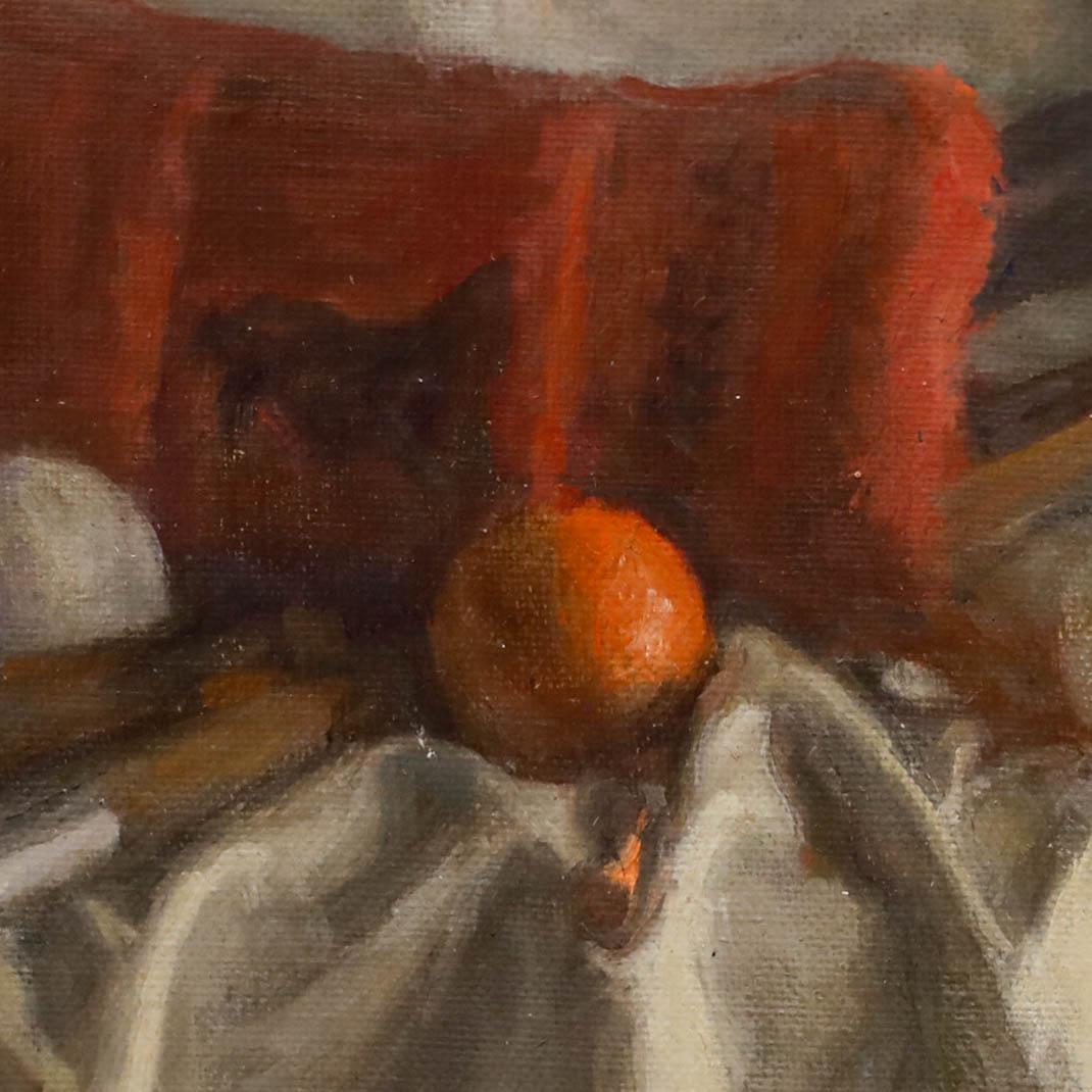 George Weissbort (1928-2013) - 20th Century Oil, The Red Golf Bag 3