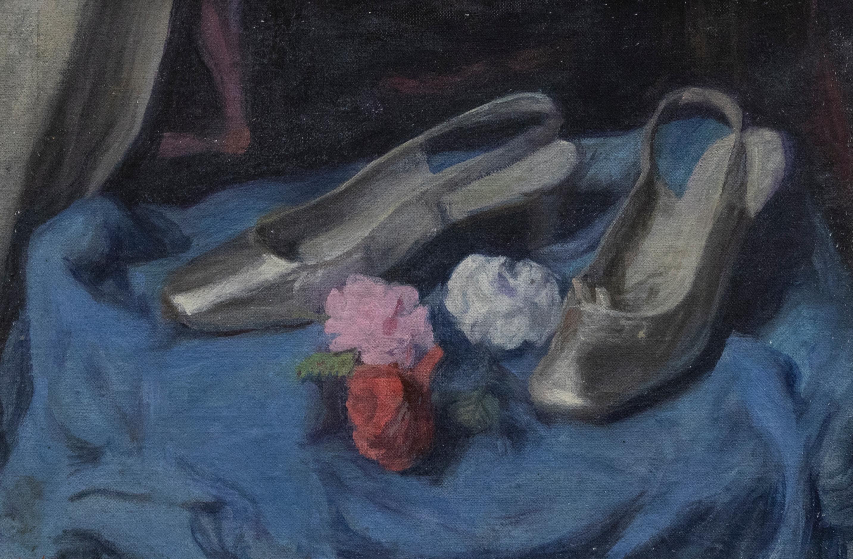 George Weissbort (1928-2013) - Huile du 20e siècle, The Silver Shoes en vente 3