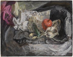 George Weissbort (1928-2013) - 20e siècle Huile, The String Shopping Bag