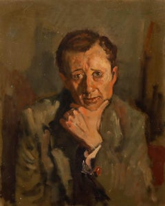 George Weissbort (1928-2013) - 20th Century Oil, The Thinker