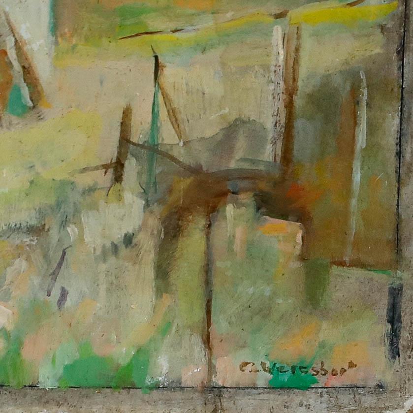 George Weissbort (1928-2013) - Olio del XX secolo, Il laboratorio in vendita 3