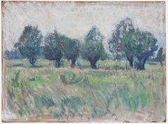 George Weissbort (1928-2013) - 20th Century Oil, Trees in The Breeze