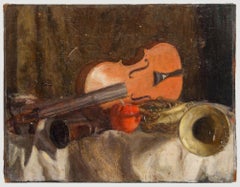 George Weissbort (1928-2013) - 20th Century Oil, Violin and Trumpet