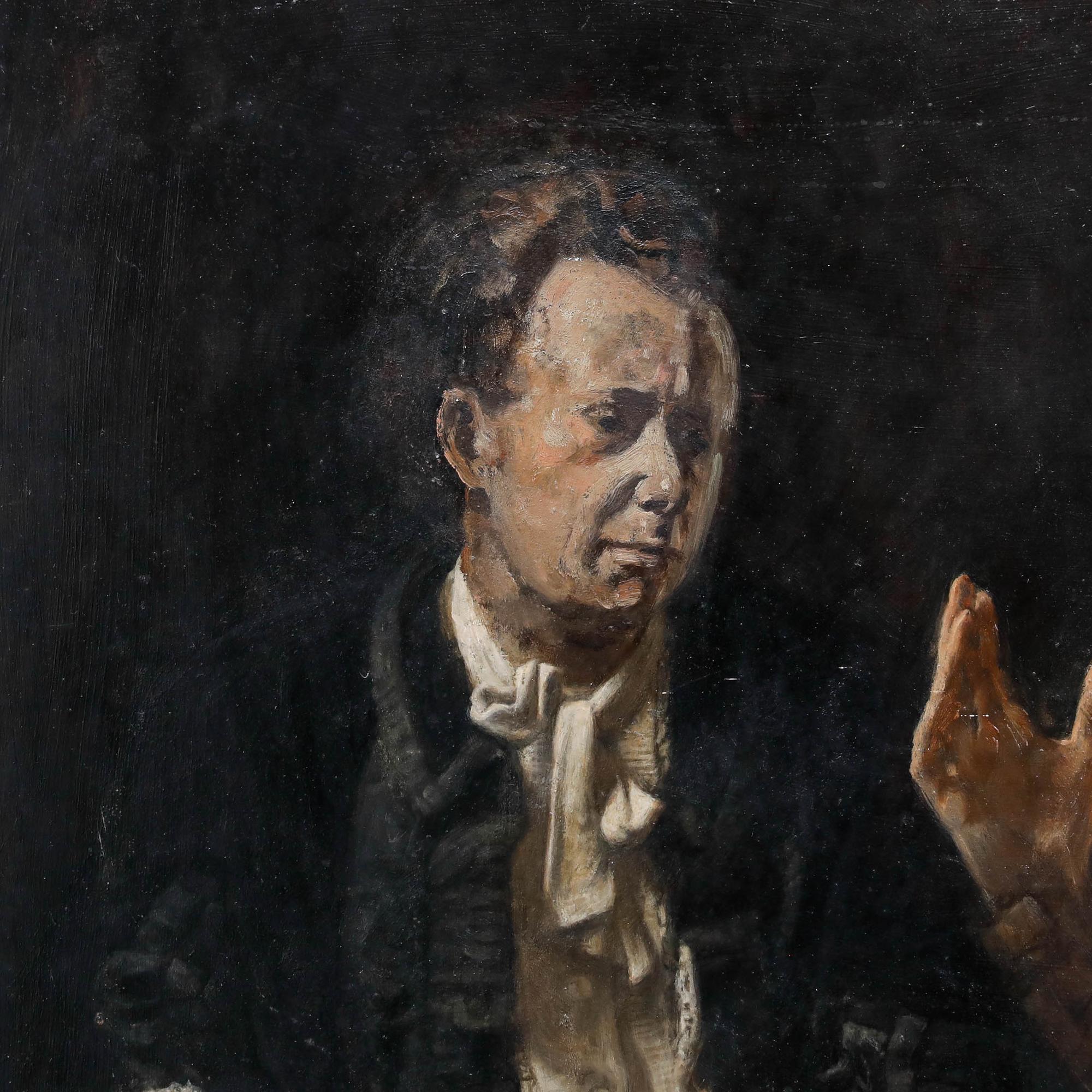 George Weissbort (1928-2013) - Öl des 20. Jahrhunderts, Weissbort und Britten im Angebot 4