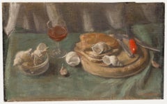 George Weissbort (1928-2013) - 20th Century Oil, Whelks & White Bread