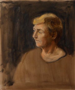 George Weissbort (1928-2013) - 20th Century Oil, Woman In Profile