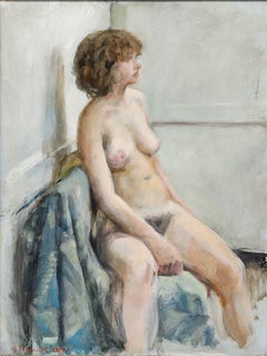 George Weissbort (1928-2013) - Framed 20th Century Oil, Nude in the Studio