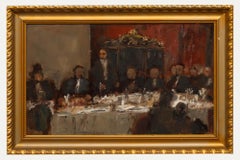 George Weissbort (1928-2013) - Framed 20th Century Oil, The Banquet