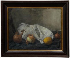George Weissbort (1928-2013) - Framed Oil, Still Life of Onions & a Lemon