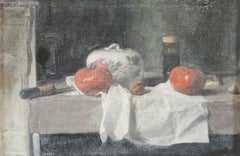 George Weissbort (1928-2013) - Mid 20th Century Oil, A Study of Tomatoes