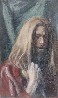 George Weissbort (1928-2013) - Huile du milieu du 20e siècle, blond
